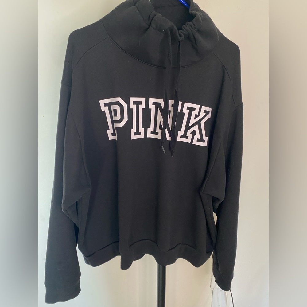 Victoria Secret black pullover hoodie